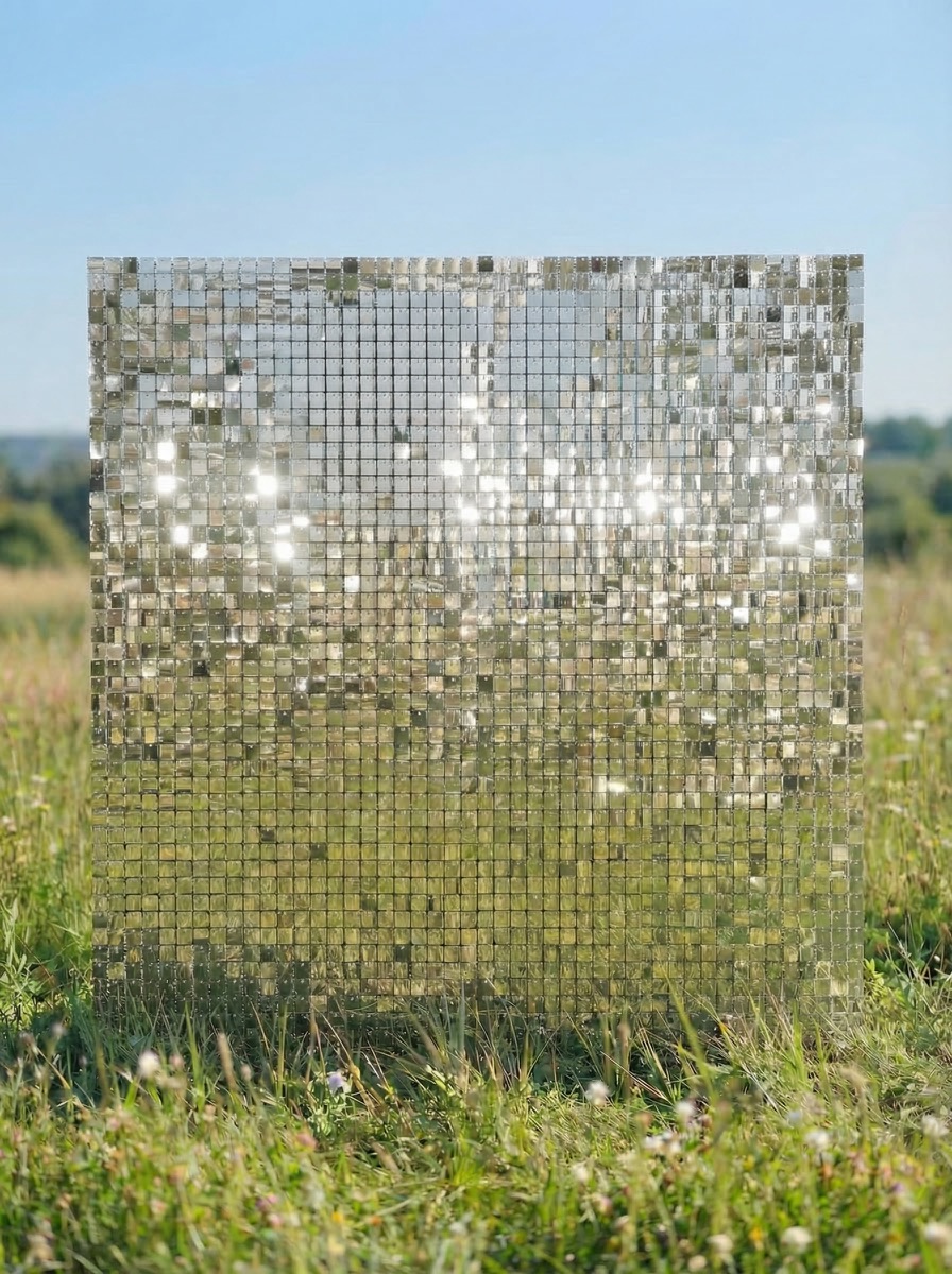 Silver Sequin backdrop