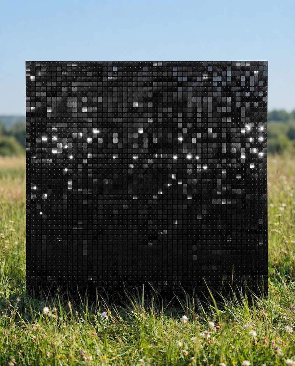 Black Sequin backdrop