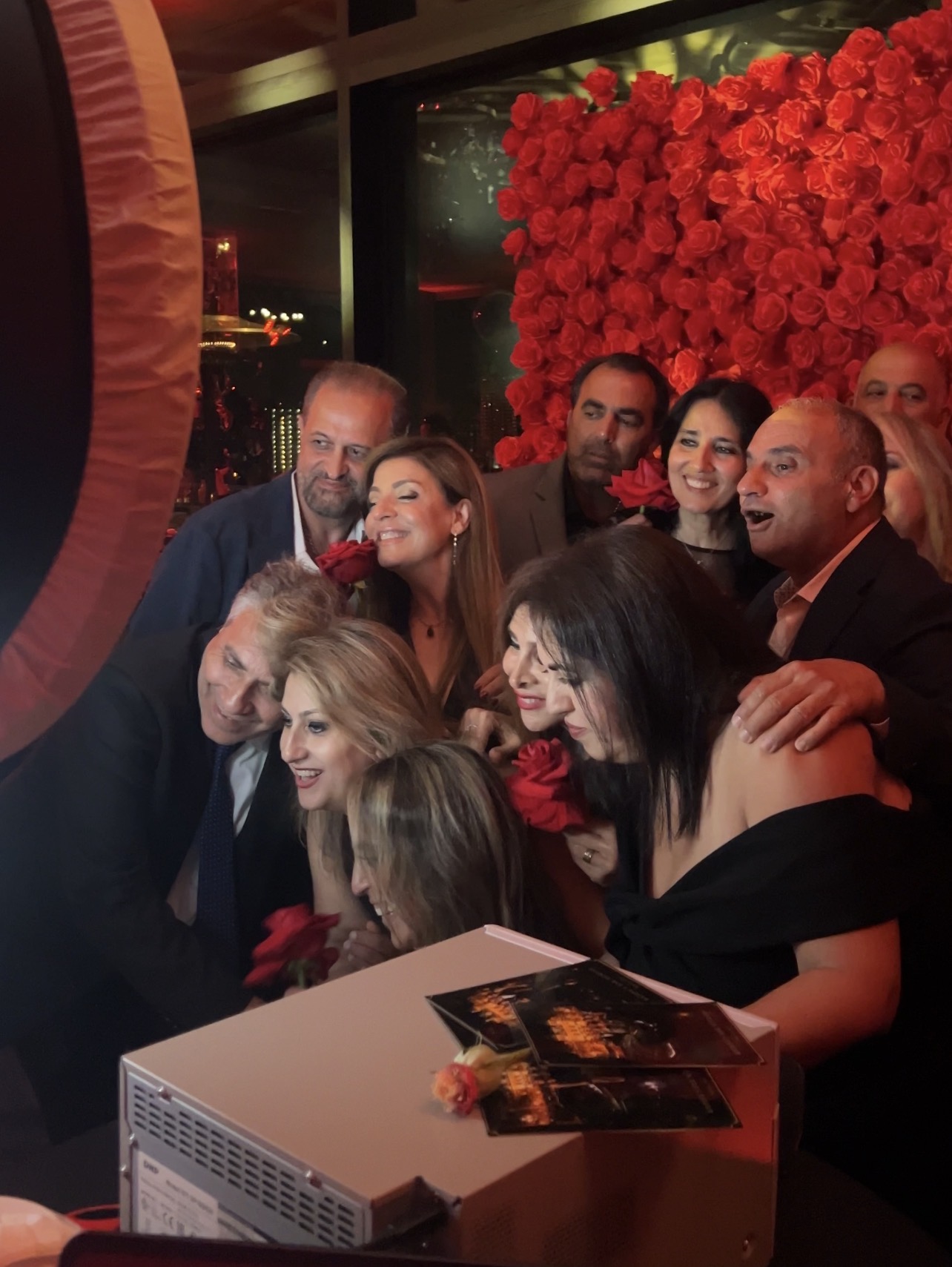 Guests using the ELIO photo booth experience